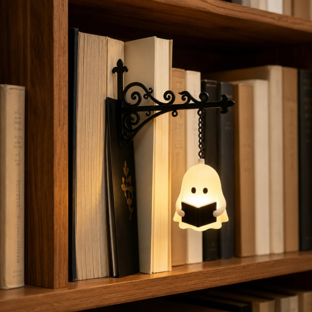 Bücherregal Lampe